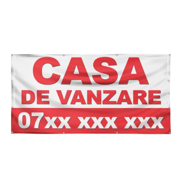 Banner personalizat – Casa de Vanzare