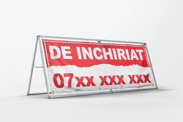 Banner personalizat – De inchiriat