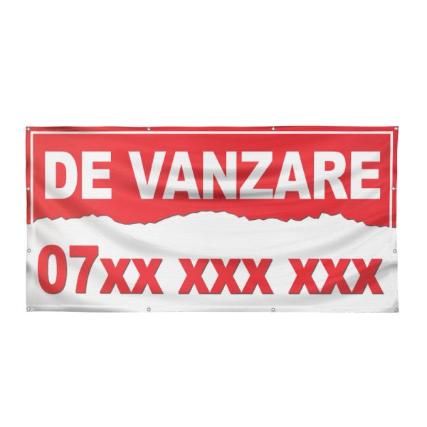 Banner personalizat – De Vanzare