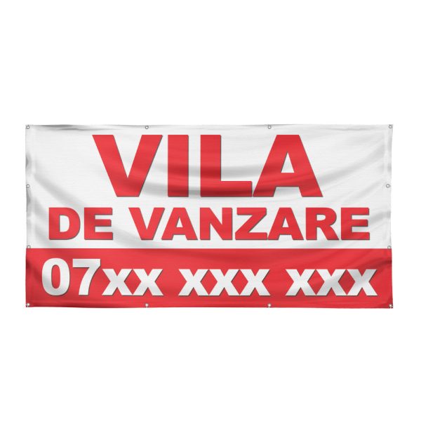 Banner personalizat – Vila de Vanzare
